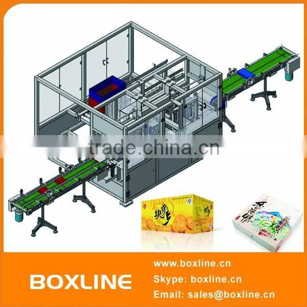Box Packing Production Line with Automatic Decks