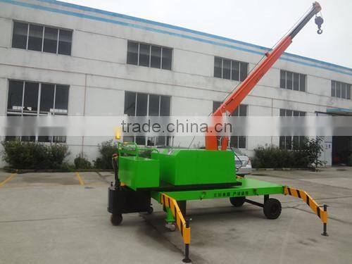 portable hoist grapple crane
