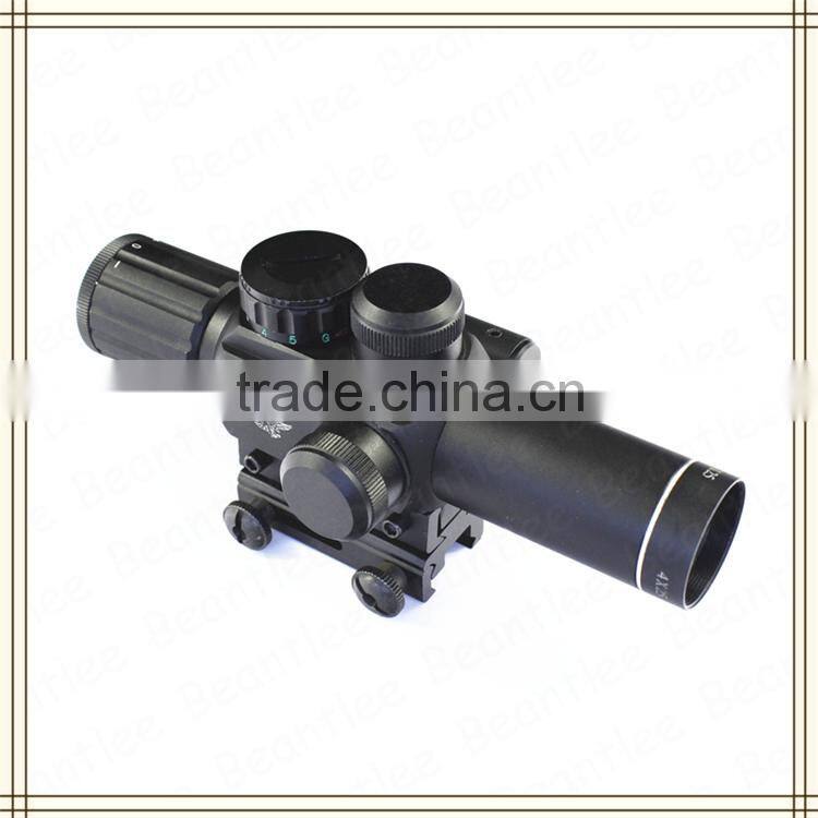 Cheap high quality no infrared thermal imaging rifle scope for hunting , hunting night vision scope with red dot laser