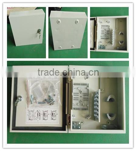 Wall mount ODF with 24 fibers/ 24 Fiber optical distribution frame