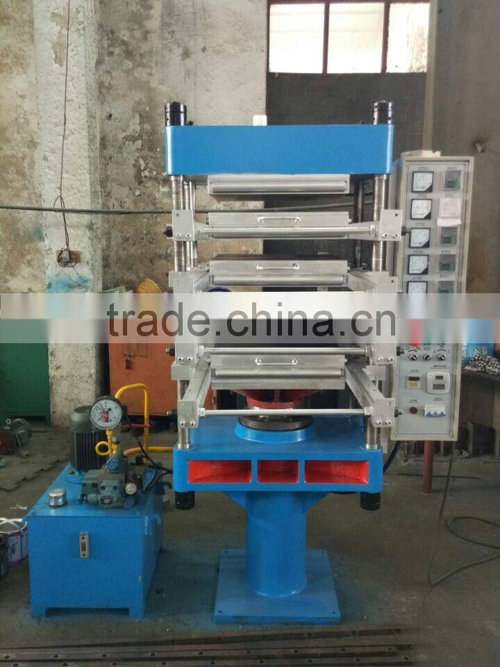 Color Rubber Floor Tile Making Vulcanizing Press Machine