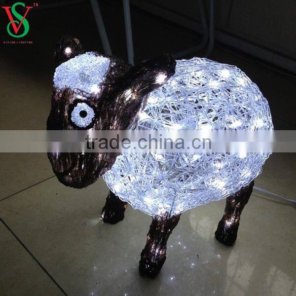 Christmas led sculpture light led sheep light