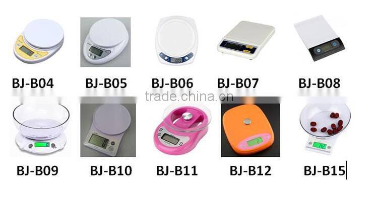 1kg/0.1g high quality smart food digital cheap kitchen scale batteries