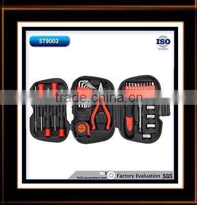 20pcs Promotional tool set of plastic case packed mini hand tool kit