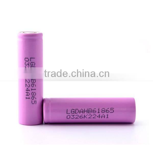 In stock Authentic LG Chem 18650 batteries Lg hb6 1500mah 30a discharge 18650 3.7v li-ion battery
