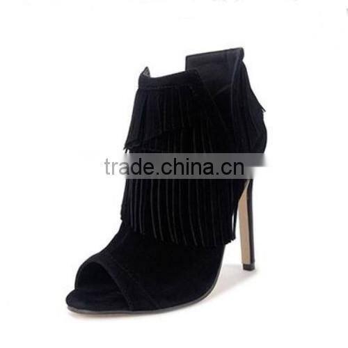 elegant summer ankle boots sexy ladies sandals fish head boot PF4374