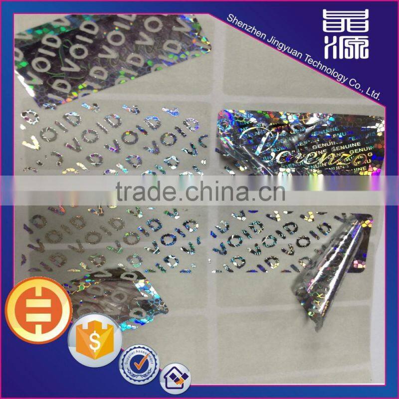 Newest custom tamper proof hologram stickers factory price