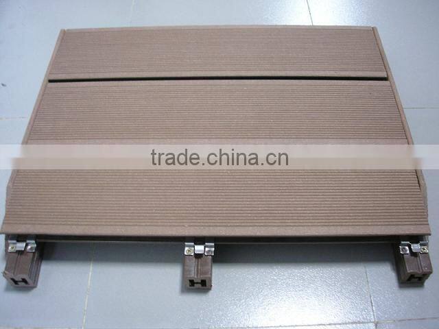 PVC Outdoor Decking Composite Flooring SGS FSC ISO