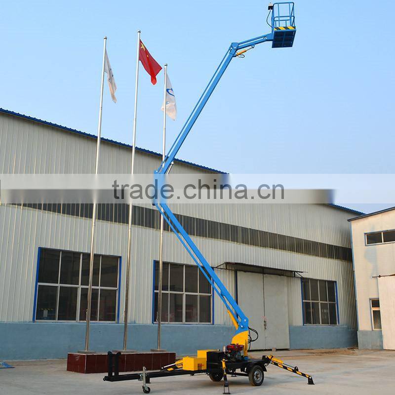 Articulated arm lift truck Hydraulic cherry picker