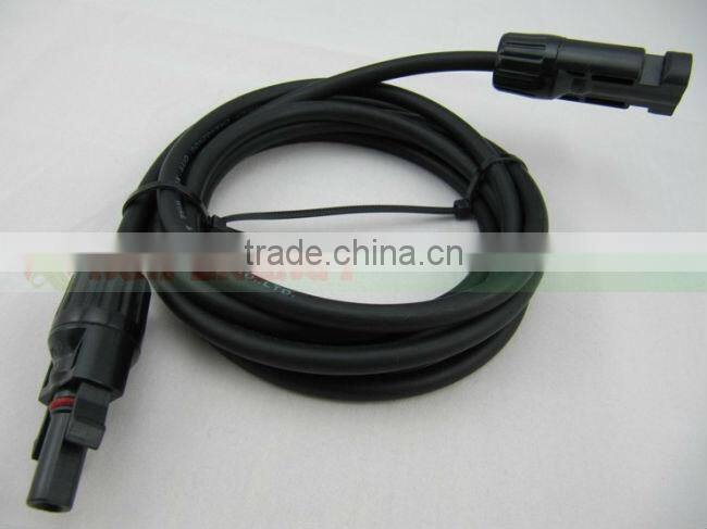 MC4 solar cable assembly with connector. TUV certification.