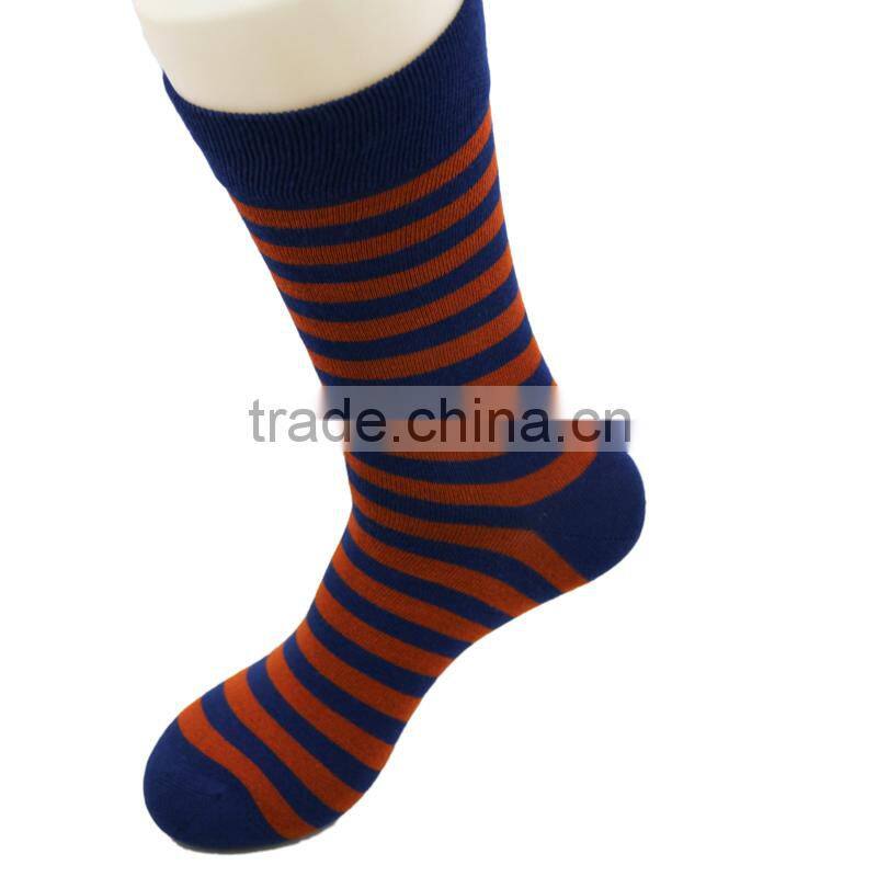 GSM-06 Stripe design bamboo fashion wholesale socks for men