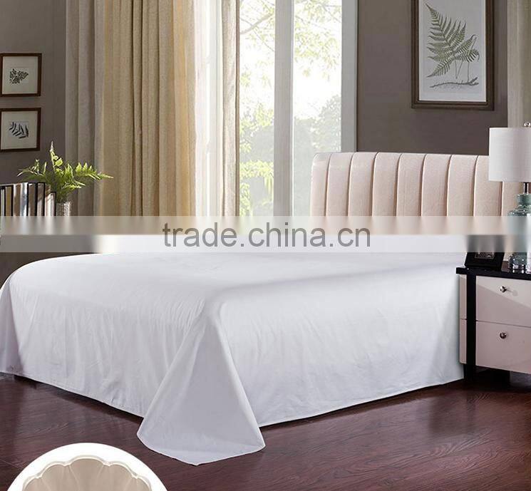 100% polyester microfiber plain dyed cheap bed sheet set