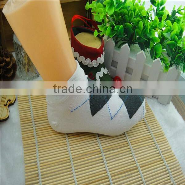 Factory Custom High quality ankle socks, white colorful