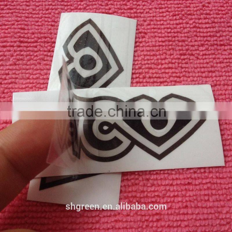 Bright full red vinyl food safe sticker with eco-friendly