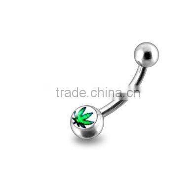 Picture Logo Surgical Steel Image Eyebrow Ring Body Jewelry