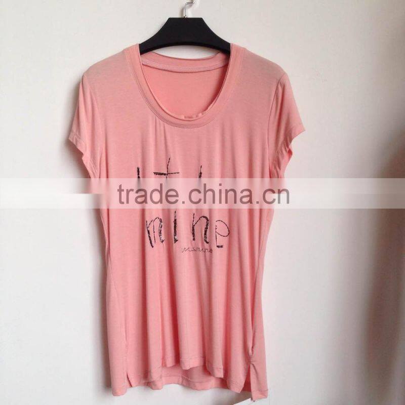 2015 Fashion Short Sleeves O Neck Summer Casual el T-Shirt Women Short Sleeve 100% Cotton Tops Tees