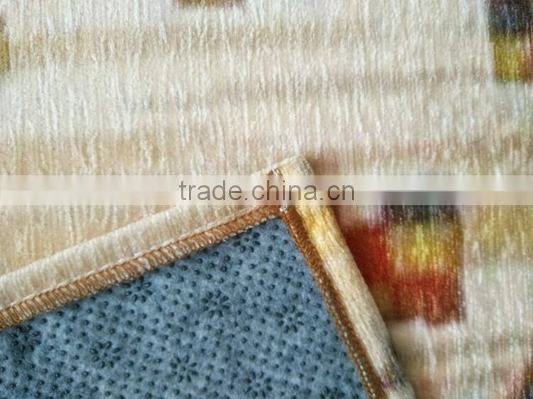 jet printing chenille rug