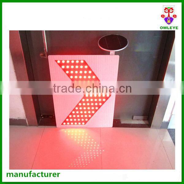 Solar Led Security Warning Signal Light,Solar Traffic LED Arrow board