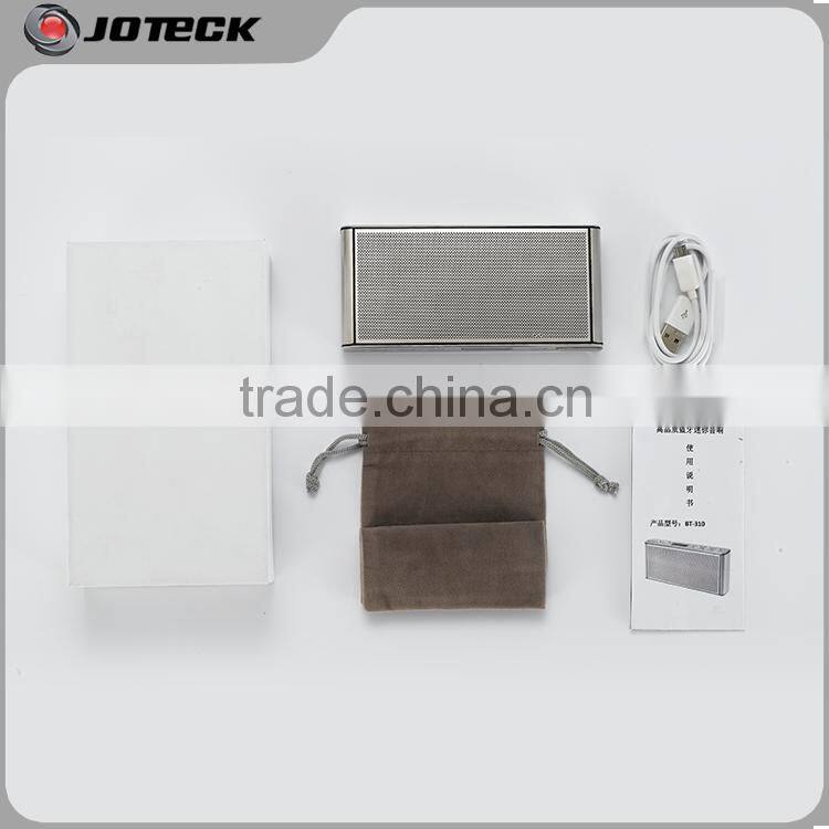 HOT! High quality full metal jacket bluetooth 4.0 speaker,portable mini metal bluetooth speaker