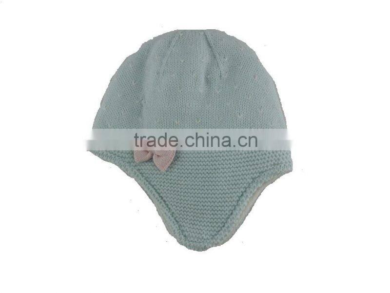 high quality winter weave baby knit hat