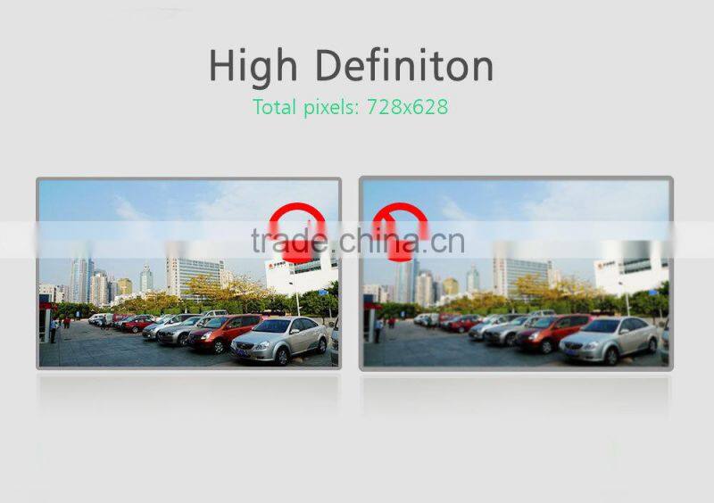 Embedded car reverse camera, high definition