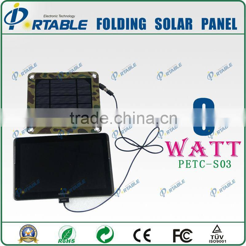 3W mobile solar charger/Solar mobile phone charger/Protable solar charger
