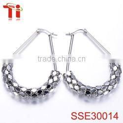 new fashion jewelry seduction ladies earrings designs pictures 316l stainless steel dubai gold jewelry earring