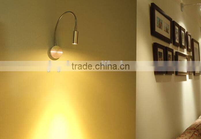 3W upgraded version with switch LED hose spotlights led lights wall mirror front lamp bedside reading spotlights
