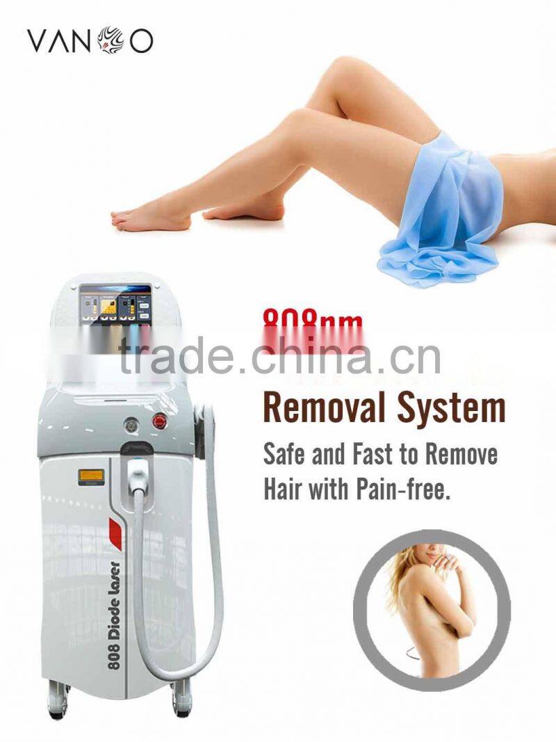 2014 Best sell 808 diode laser hair removal machine price
