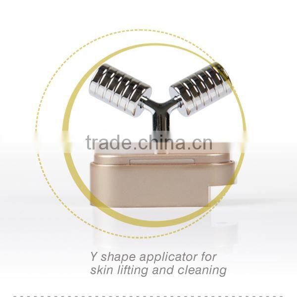 Iontophoresis face lift muscle tone machine for home use