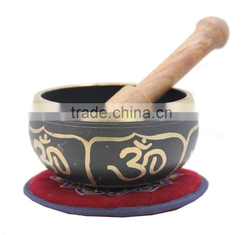 BRASS SINGING BOWL - MACHINE MADE Wicca Witch Pagan Yoga Goth New Age Reiki , Brass Singing Bowls / Metal Singing Bowls / Antiqu