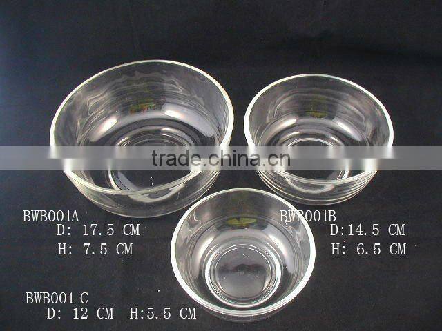 glass bowl set