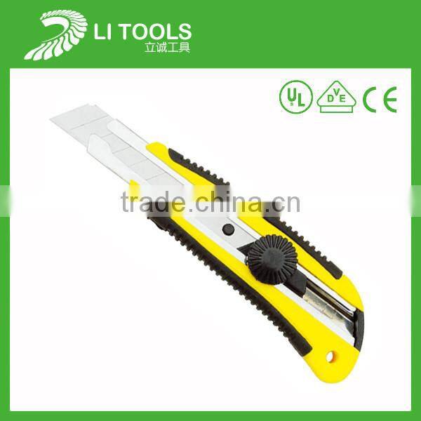 hot -selling stainless double blades professional utility cutter knife