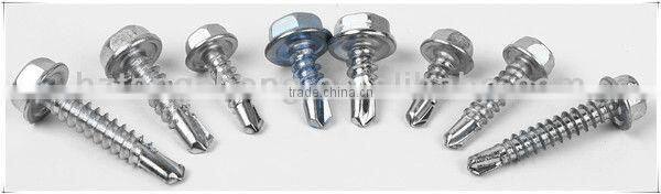 TC 200pc BV Certification Hardware Hex Head Self Drilling Screw Assortment