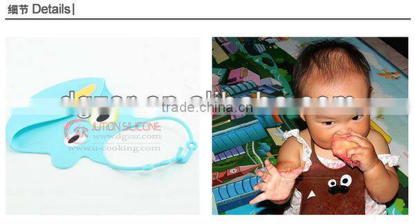 2013 Perfect design food grade silicone baby apron bib