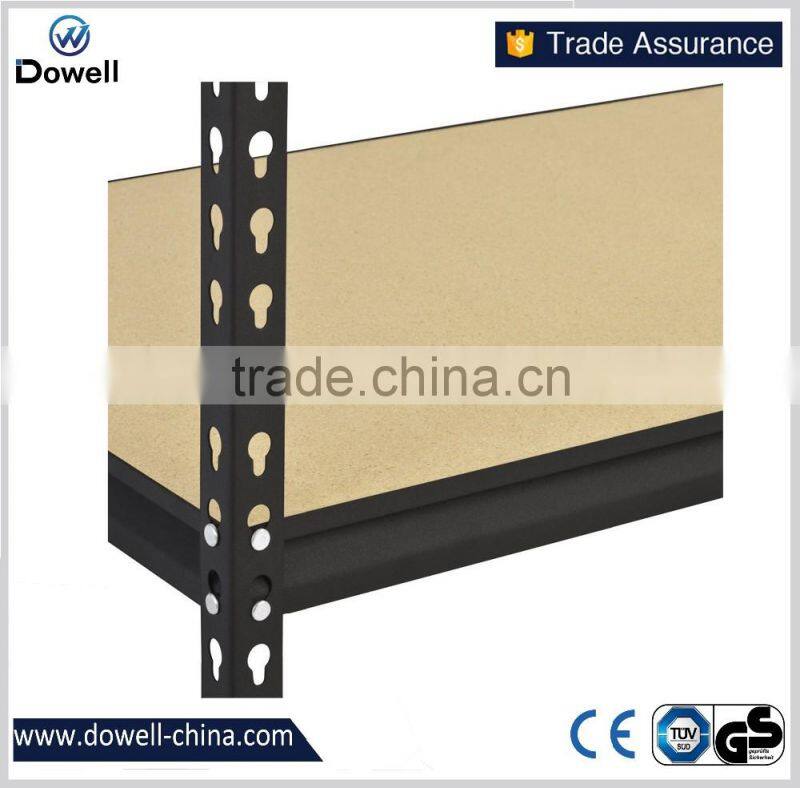5 level boltless modular industrial shelving system, metal shelving, garage warehouse shelving