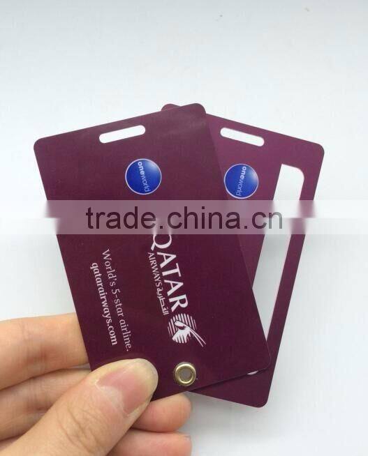 Personalized multi-color PVC Custom luggage tag