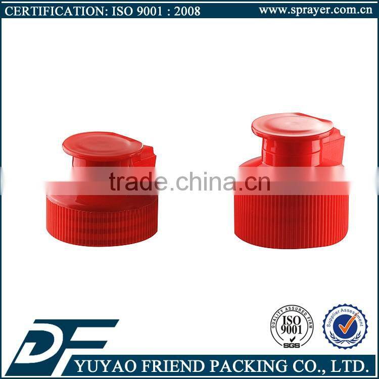 plastic bottle cap 28/400 28/410 28/415 plastic flip top cap, push pull cap