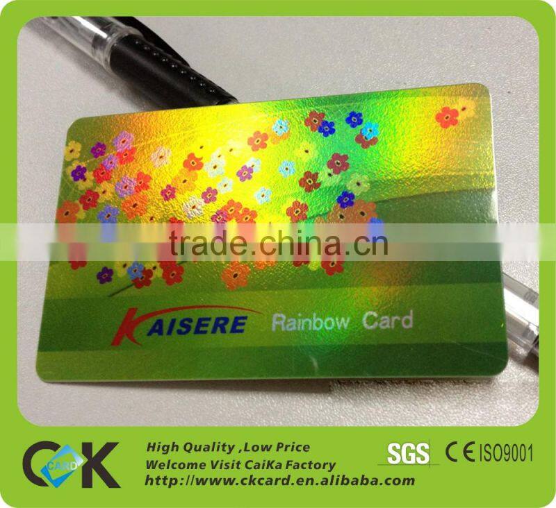 Full color printing business cards with holograms from gold supplier