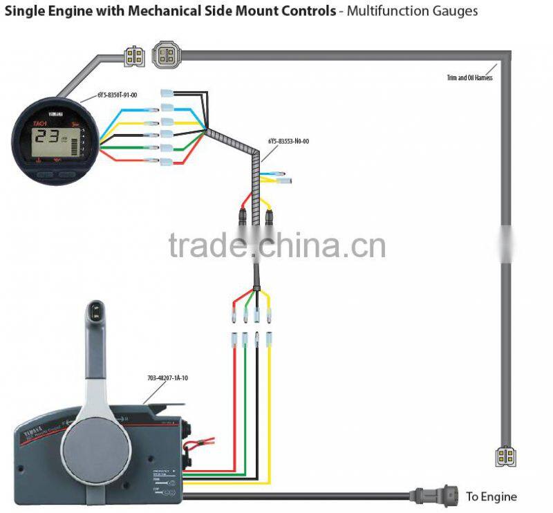 Singflo Outboard OEM 703 Marine/boat binnacle remote Control/boat engine controls