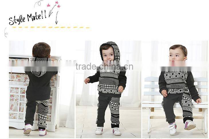 New Fashion Geometric Pattern Baby Boys Clothes