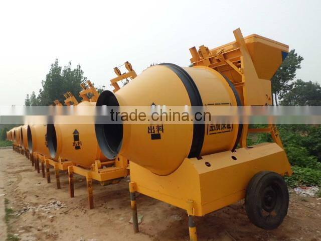 JZM350 Self Reverse Drum Concrete Mixer