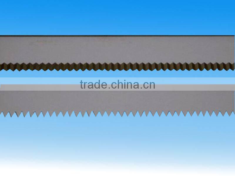 Straight cutting saw blade for food/paper/plastic pcaking