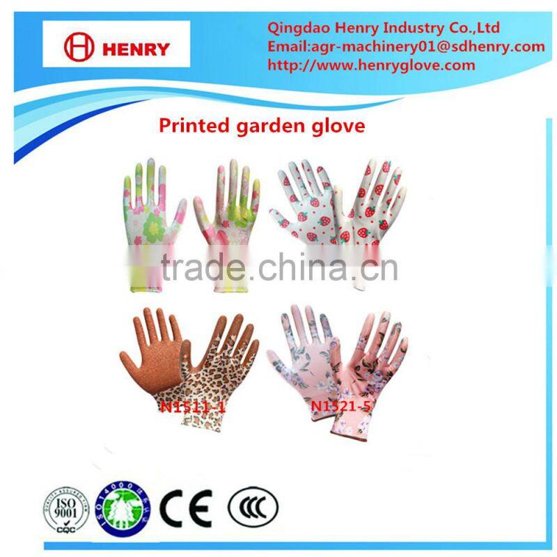 Nitrile coated glove
