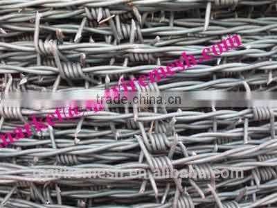 cheap galvanized plastic pvc coated barbed wire/Galvanized Barbed Wire