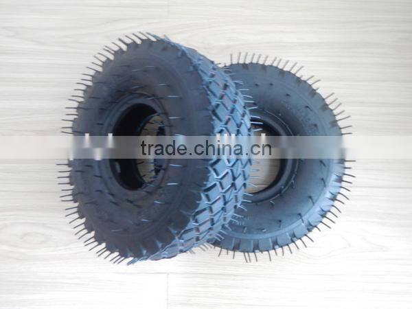 wheelbarrow rib pattern tyre and inner tube 4.10/3.50-4