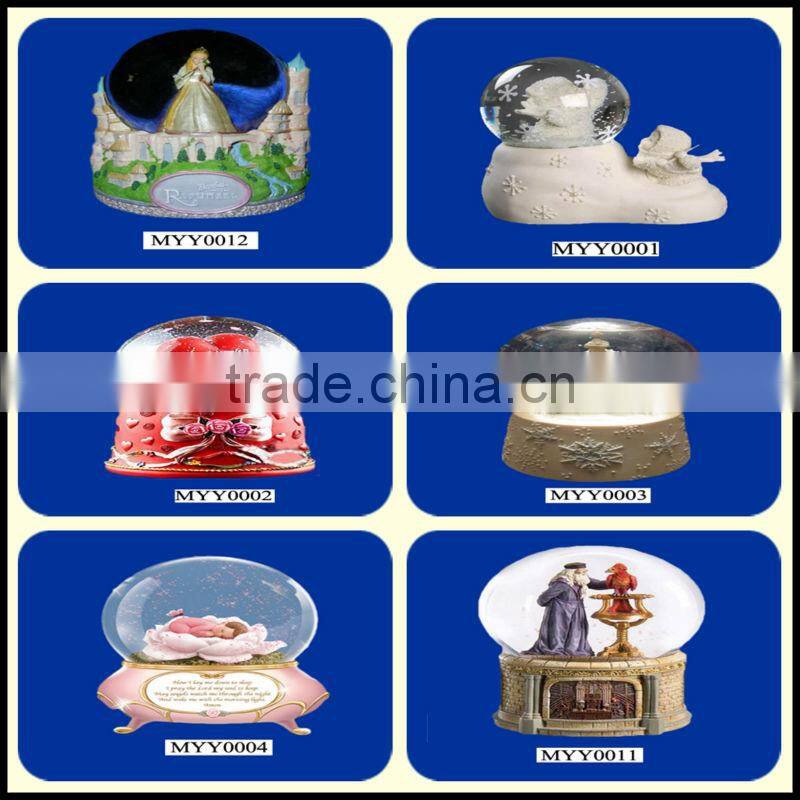 OEM Souvenir Items Handmade Souvenir Snow Water Globe kit