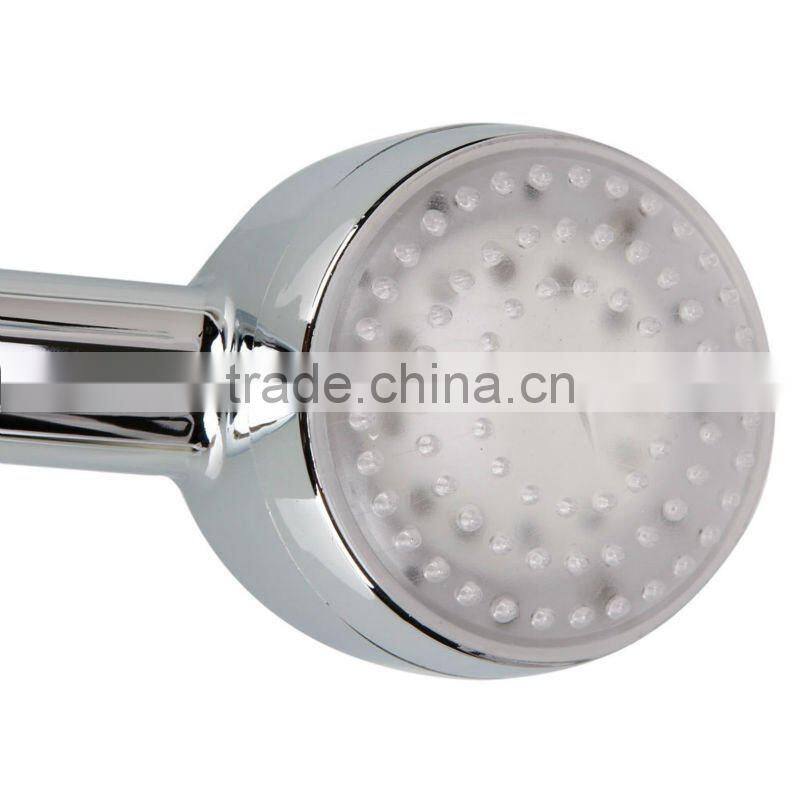 Temperature SENSOR 3 Color Changing LED Light Bathroom Shower Head