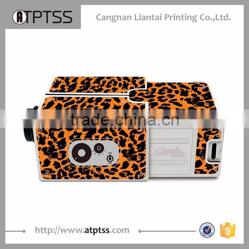 DIY cardboard smartphone projector with customized design