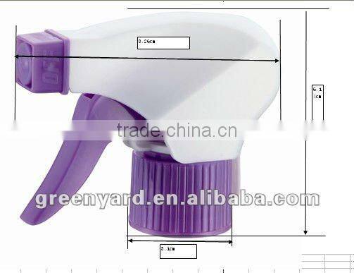 hand-held plastic trigger sprayer in china